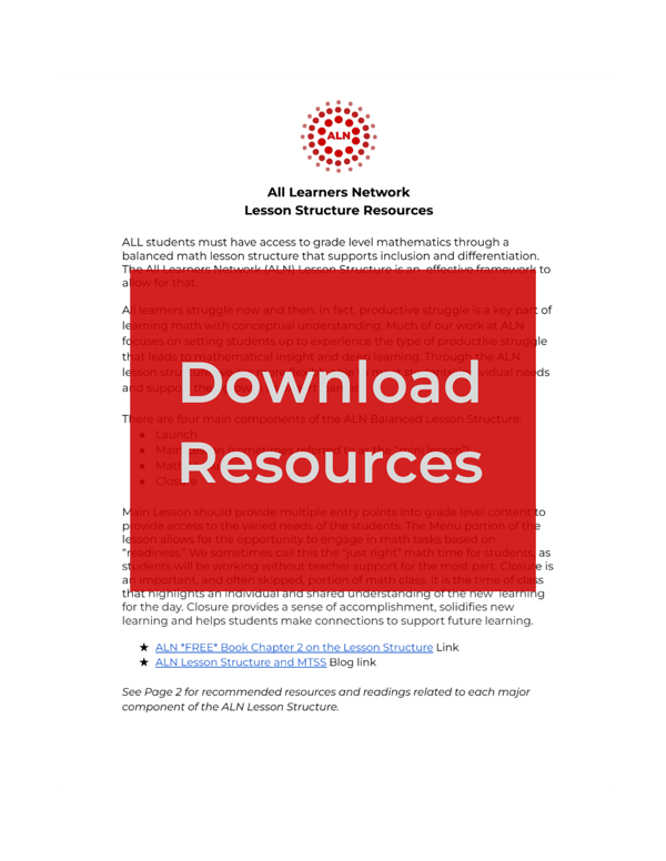 ALN_math_lesson_structure_resources_download_pdf