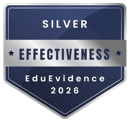 EduEvidence Effectiveness Silver Certification badge, awarded to All Learners Network in 2026