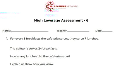 Grade 6 Math Assessment Grade 6 Math Assessment