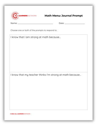 Math Mindset Blog - Journal #3